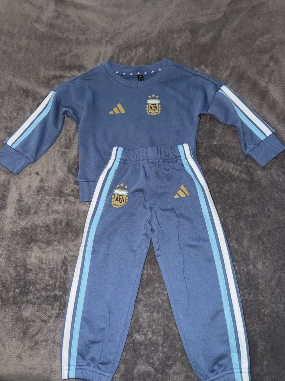 Adidas Argentina Baby Two-Piece Tracksuit Sz 2T